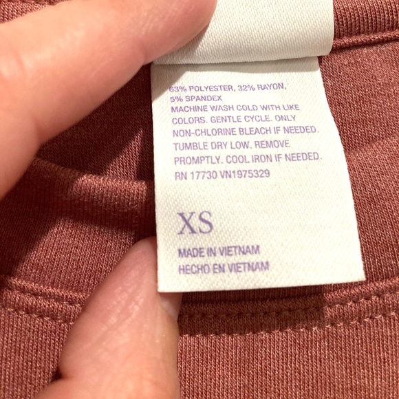 NWT Target’s Stars Above Long Sleeve Size XS Lounge/Pajama Shirt, Rose - Picture 4 of 7